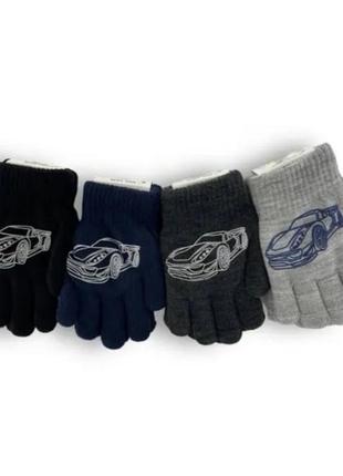Дитячі зимові теплі подвійні перчатки рукавички рукавиці пальчата