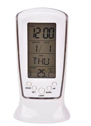 Часы-будильник Square clock ds-510 с термометром и LED подсве