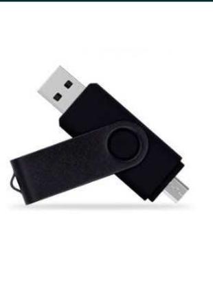 Флешка 128Gb ГБ black OTG USB - Type-c Flash Drive накопитель
