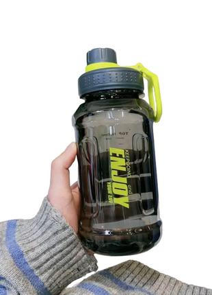 Пластиковая бутылка ENJOY для воды 800 мл. Чорная