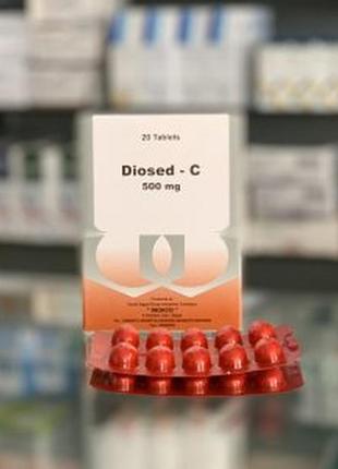 Diosed c диосид-с 500 мг 20 таблеток варикозное расширение вен...