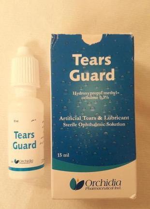 Tears guard увлажняющие капли для глаз lubricant офталмический...