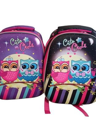 Школьные рюкзаки для девочек cute owls с совами