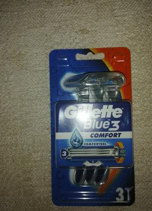 Станки для бритья Gillette Blue 3 Comfort