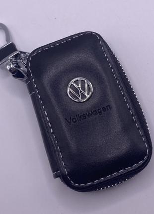 Брелок Ключниця з логотипом Volkswagen, чохол для ключа автофо...