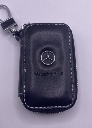 Брелок Ключница с логотипом Mercedes-Benz, чехол для ключа авт...