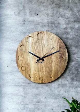 Часы настенные деревянные 40см “wooden serenity"