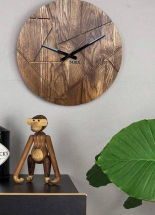Часы настенные деревянные «maze»
