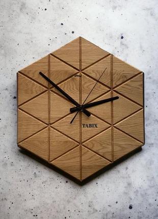 Часы настенные деревянные 40 см