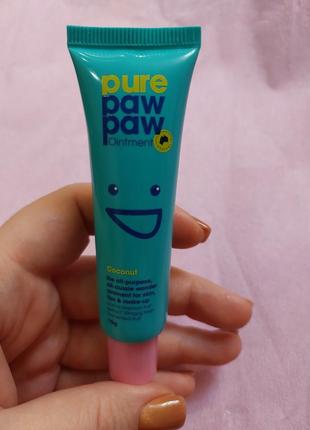 Восстанавливающий бальзам для губ pure paw paw coconut 15 г