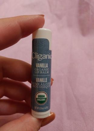 Cliganic, organic lip balm бальзам для губ 4.25 g
