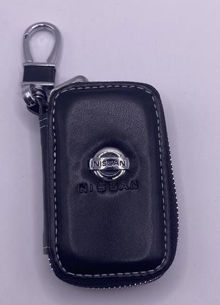 Брелок Ключниця з логотипом Ніссан, чохол для ключа авто Nissan