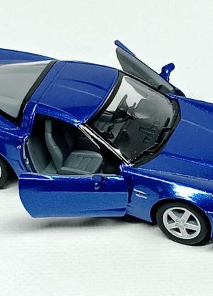 Машинка Kinsmart Chevrolet Corvette Z06 синяя KT5320W-1
