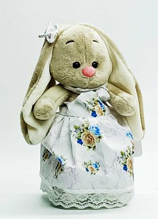 Мягкая игрушка Shantou Зайчик Ми в платье K18153