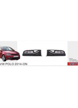 Фары доп.модель VW Polo 2014-17/VW-764W/H8-35W/эл.проводка (VW...