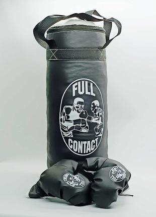 Боксерский набор Shantou Груша "Full contact" с перчатками 029...
