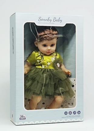 Кукла Shantou "Sennby baby" 34 см в зеленом платье ER331ABC-1