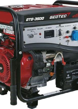 Генератор бензиновый 3.2 кВт, 7.0 HP, 230V, AVR, Geotec GTG-3500E
