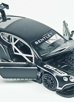 Машина Автопром "Bentley Continental GT3" чорна 68353