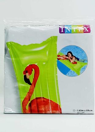 Надувной матрас Intex 1.83*69 см "Фламинго" 59720NP-1