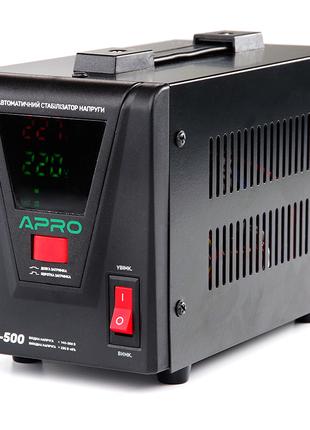 Стабилизатор напряжения релейный AVR-500, 400Вт APRO 852005