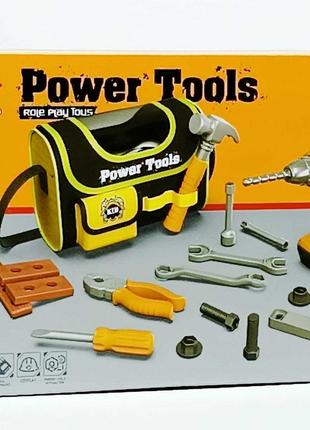 Набор инструментов Shantou "Power Tools" с шуруповертом в сумк...