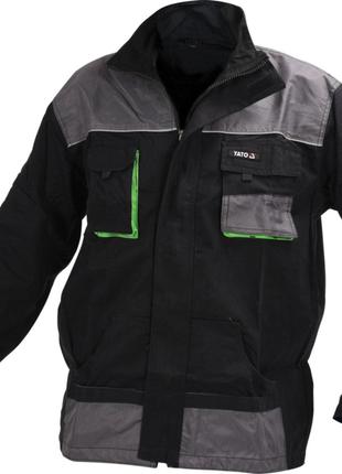 Куртка робоча розмір L/XL, 100% — бавовна, YT-80161 YATO