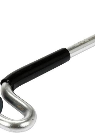Валик прижимной резиновый Ø38 x 75 мм, алюминиевая ручка L = 3...