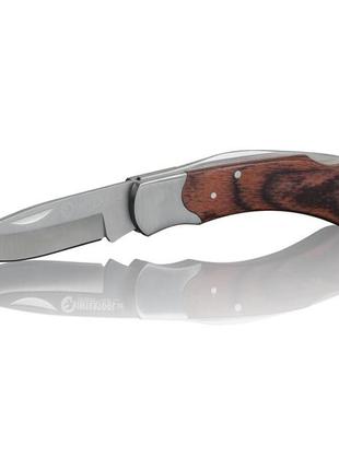 Нож складной 181 мм, ручка с деревянными вставками., HT-0594 I...