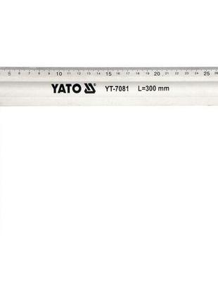 Уголок столярный алюминиевый l = 350 мм, YT-7082 YATO