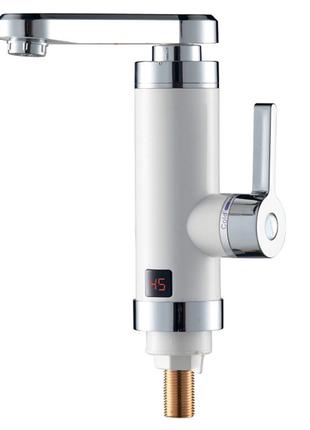 Кран-водонагреватель проточный s91 3.0кВт для кухни гусак прям...