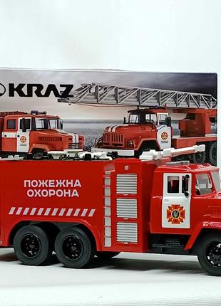 Машинка Автопром Краз Пожарная охрана 30 см KR-2202-07
