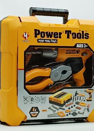 Набор инструментов Shantou "Power tools" в чемодане с шурупове...