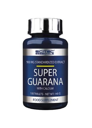SUPER GUARANA WITH CALCIUM SCITEC NUTRITION (100 ТАБЛЕТОК)