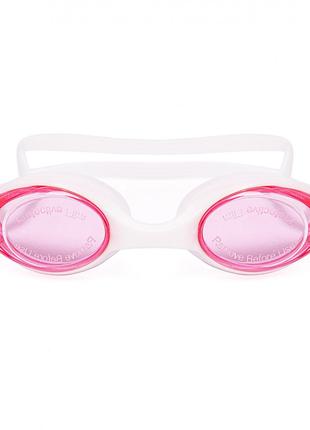 Очки для плавания подростковые J8220-4. Цвет розовый.