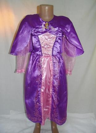 Канавальное платье рапунцель на 5-6 лет