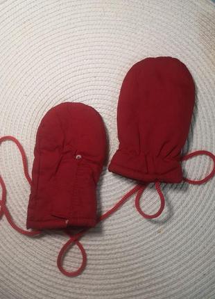 Баллоновые варежки до 1,5 года перчатки варежки