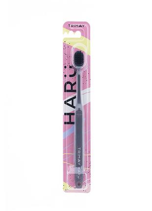 Угольная зубная щётка Корея Trimay Haru White Toothbrush