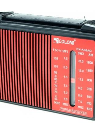 Радиоприемник от сети или батареек радио Golon RX-A08AC FM/AM