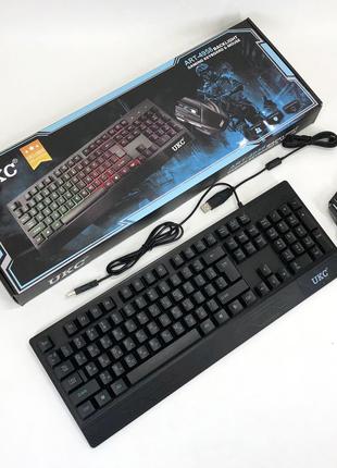 Комплект клавіатура та мишка для пк комп'ютера M-710, Комплект...