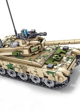 Конструктор лего "танк" 432 детали + 2 солдатика
