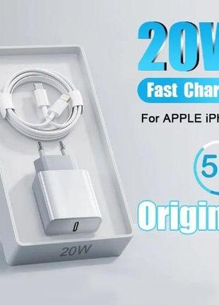 Мережевий зарядний пристрій Apple iPhone 20W USB-C Power Adapt...