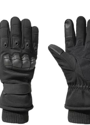 Тактические зимние полнопалые перчатки с флисом Eagle Tactical...