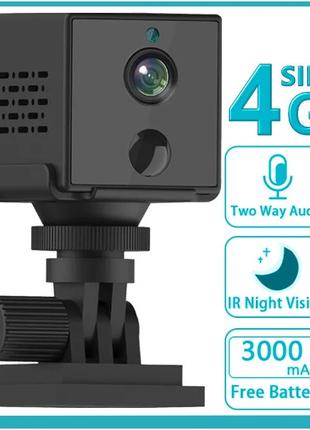 Мини камера 4G с ночной съемкой датчиком движения аккумуляторо...