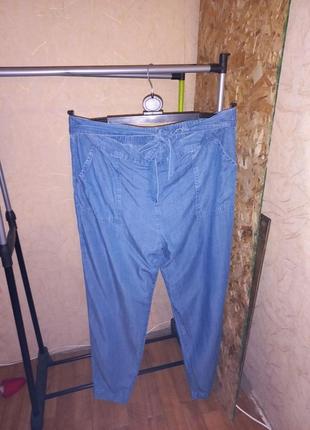 Легкие летние брюки из тенсела 56-58 размер