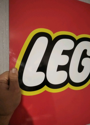 Знак на стену, логотип лего