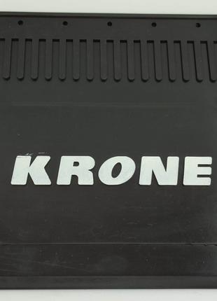 Бризговик з написом Krone 400x400 рельєфний напис