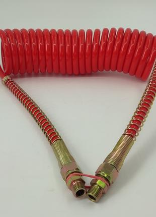 Шланг пневматичний спиральний POLIAMID M16x1.5MMXM16x1.5MM чер...
