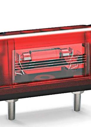 Фонарь подсветки номера на прицеп Ф-415 Красный (Руслан-Комплект)