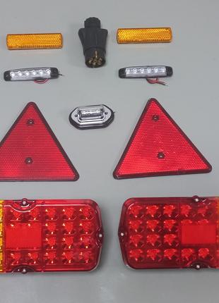 Комплект Светотехники LED на Легковой Прицеп